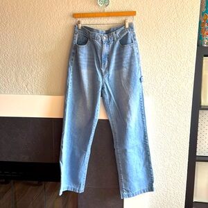 Straight leg jeans